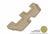 MAXpider Rubber Floor Mats for 2016 2015 2014 2013 2012 2011 2010 Land Rover LR4 [Covers Rear (3rd) Row, Tan] L1LR01531502
