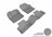 MAXpider Rubber Floor Mats for 2019 2018 2017 2016 2015 2014 Land Rover Range Rover Evoque [Covers Front & Rear Row, Gray] L1LR01801501