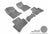 MAXpider Rubber Floor Mats for 2020 2019 2018 Land Rover Range Rover Velar [Covers Front & Rear Row, Gray] L1LR02601501