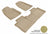 MAXpider Rubber Floor Mats for 2012 2011 2010 2009 2008 2007 Lexus ES350 [Covers Front & Rear Row, Tan] L1LX00001502