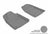 MAXpider Rubber Floor Mats for 2012 2011 2010 2009 2008 2007 Lexus ES350 [Covers Front Row, Gray] L1LX00011501