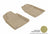 MAXpider Rubber Floor Mats for 2012 2011 2010 2009 2008 2007 Lexus ES350 [Covers Front Row, Tan] L1LX00011502