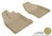 MAXpider Rubber Floor Mats for 2017 2016 2015 2014 2013 2012 2011 Lexus CT200h [Covers Front Row, Tan] L1LX02211502