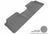 MAXpider Rubber Floor Mats for 2017 2016 2015 2014 2013 2012 2011 Lexus CT200h [Covers Rear (2nd) Row, Gray] L1LX02221501