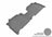 MAXpider Rubber Floor Mats for RX330/RX350 [Covers Rear (2nd) Row, Gray] L1LX03921501