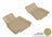 MAXpider Rubber Floor Mats for 2012 2011 2010 2009 2008 2007 Lexus LS460 [Covers Front Row, Tan] L1LX04011502
