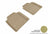 MAXpider Rubber Floor Mats for LS460/LS600h [Covers Rear (2nd) Row, Tan] L1LX04021502