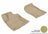 MAXpider Rubber Floor Mats for 2013 2012 2011 2010 Lexus GX460 [Covers Front Row, Tan] L1LX04311502