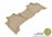MAXpider Rubber Floor Mats for 2021 2020 2019 2018 2017 2016 2015 2014 2013 2012 2011 2010 Lexus GX460 [Covers Rear (2nd) Row, Tan] L1LX04321502