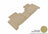 MAXpider Rubber Floor Mats for Lexus [Covers Rear (2nd) Row, Tan] L1LX05121502