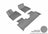 MAXpider Rubber Floor Mats for RX350/RX450h [Covers Front & Rear Row, Gray] L1LX05501501