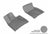 MAXpider Rubber Floor Mats for RX350/RX450h [Covers Front Row, Gray] L1LX05511501