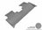 MAXpider Rubber Floor Mats for RX350/RX450h [Covers Rear (2nd) Row, Gray] L1LX05521501