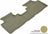 MAXpider Rubber Floor Mats for RX350L/RX450hL [Covers Rear (2nd) Row, Tan] L1LX06021502