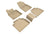 MAXpider Rubber Floor Mats for ES250/ES350 [Covers Front & Rear Row, Tan] L1LX06301502