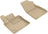 MAXpider Rubber Floor Mats for ES250/ES350 [Covers Front Row, Tan] L1LX06311502