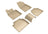 MAXpider Rubber Floor Mats for 2021 2020 2019 Lexus ES300h [Covers Front & Rear Row, Tan] L1LX06501502