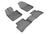 MAXpider Rubber Floor Mats for UX200/UX250h [Covers Front & Rear Row, Gray] L1LX06601501