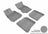 MAXpider Rubber Floor Mats for Mercedes-Benz [Covers Front & Rear Row, Gray] L1MB00601501