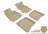 MAXpider Rubber Floor Mats for Mercedes-Benz [Covers Front & Rear Row, Tan] L1MB00601502