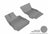 MAXpider Rubber Floor Mats for Mercedes-Benz [Covers Front Row, Gray] L1MB00611501