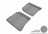 MAXpider Rubber Floor Mats for Mercedes-Benz [Covers Rear (2nd) Row, Gray] L1MB00621501