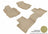MAXpider Rubber Floor Mats for 2011 2010 2009 2008 2007 2006 Mercedes-Benz ML350 [Covers Front & Rear Row, Tan] L1MB00801502
