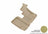 MAXpider Rubber Floor Mats for Mercedes-Benz [Covers Rear (3rd) Row, Tan] L1MB01331502