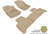 MAXpider Rubber Floor Mats for Mercedes-Benz [Covers Front & Rear Row, Tan] L1MB02901502