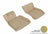 MAXpider Rubber Floor Mats for Mercedes-Benz [Covers Front Row, Tan] L1MB04611502