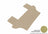 MAXpider Rubber Floor Mats for R350/R500 [Covers Rear (3rd) Row, Tan] L1MB04931502