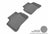 MAXpider Rubber Floor Mats for 2015 2014 2013 2012 2011 2010 Mercedes-Benz GLK350 [Covers Rear (2nd) Row, Gray] L1MB05121501