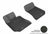 MAXpider Rubber Floor Mats for E350/E550 [Covers Front Row, Black] L1MB05211509