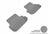 MAXpider Rubber Floor Mats for Mercedes-Benz [Covers Rear (2nd) Row, Gray] L1MB05221501