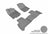MAXpider Rubber Floor Mats for Mercedes-Benz [Covers Front & Rear Row, Gray] L1MB05301501