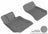 MAXpider Rubber Floor Mats for E350/E400 [Covers Front Row, Gray] L1MB05711501