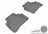 MAXpider Rubber Floor Mats for Mercedes-Benz [Covers Rear (2nd) Row, Gray] L1MB05721501