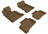 MAXpider Rubber Floor Mats for GLK250/GLK350 [Covers Front & Rear Row, Tan] L1MB06501502