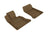MAXpider Rubber Floor Mats for GLK250/GLK350 [Covers Front Row, Tan] L1MB06511502