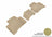 MAXpider Rubber Floor Mats for GLC300/GLC43 AMG [Covers Rear (2nd) Row, Tan] L1MB07921502