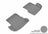 MAXpider Rubber Floor Mats for Mercedes-Benz [Covers Rear (2nd) Row, Gray] L1MB08521501