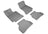 MAXpider Rubber Floor Mats for C300/C400 [Covers Front & Rear Row, Gray] L1MB10201501
