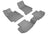 MAXpider Rubber Floor Mats for Mercedes-Benz [Covers Front & Rear Row, Gray] L1MB10301501