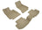 MAXpider Rubber Floor Mats for Mercedes-Benz [Covers Front & Rear Row, Tan] L1MB10301502