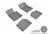 MAXpider Rubber Floor Mats for 2016 2015 2014 Mini Cooper Countryman [Covers Front & Rear Row, Gray] L1MN00901501