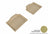 MAXpider Rubber Floor Mats for 2016 2015 2014 Mini Cooper Countryman [Covers Rear (2nd) Row, Tan] L1MN00921502
