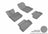 MAXpider Rubber Floor Mats for Mini [Covers Front & Rear Row, Gray] L1MN01001501