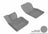 MAXpider Rubber Floor Mats for Cooper/Cooper Paceman [Covers Front Row, Gray] L1MN01011501