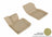 MAXpider Rubber Floor Mats for Cooper/Cooper Paceman [Covers Front Row, Tan] L1MN01011502