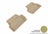 MAXpider Rubber Floor Mats for 2021 2020 2019 2018 2017 2016 2015 2014 Mini Cooper [Covers Rear (2nd) Row, Tan] L1MN01021502